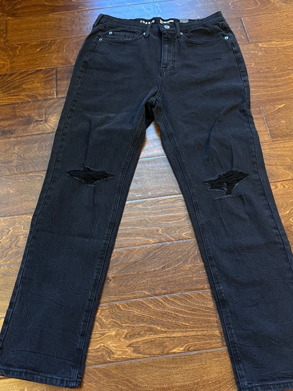 Torrid High Rise Straight Classic Denim Women’s 10T NWT Black Jeans